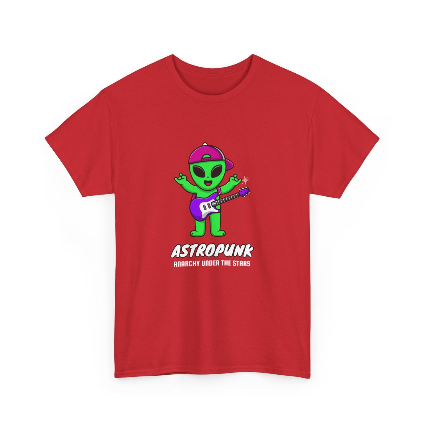 AstroPuNk Punk Rock Alien - Unisex Heavy Cotton Tee