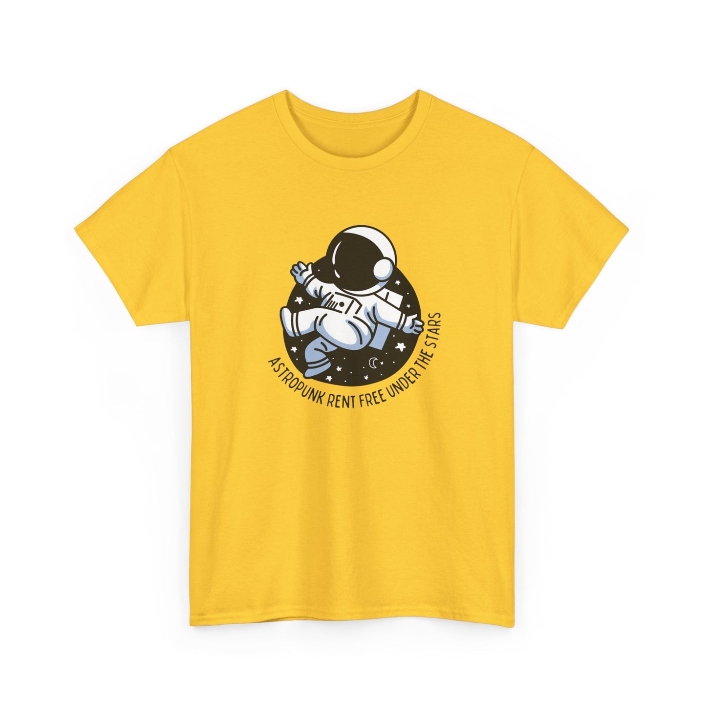 AstroPuNk Rent Free Unisex Heavy Cotton Tee