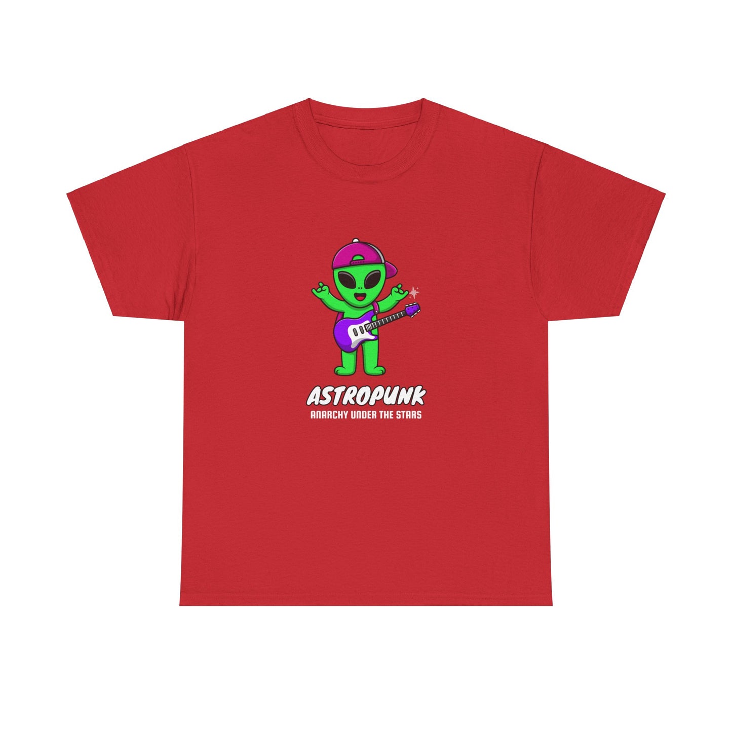 AstroPuNk Punk Rock Alien - Unisex Heavy Cotton Tee