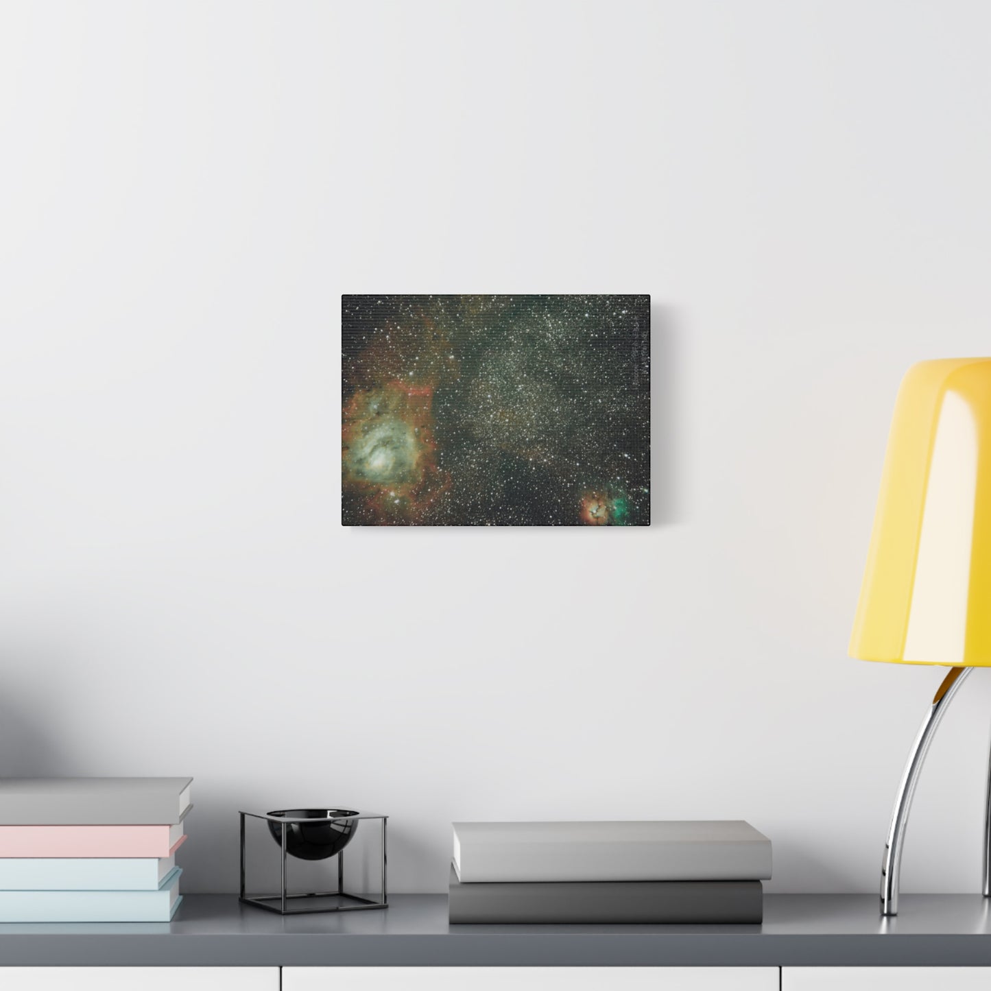 Lagoon/Trifid Nebula - Matte Canvas, Stretched, 1.25"